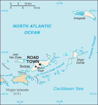 Britische Jungferninseln - Geographie